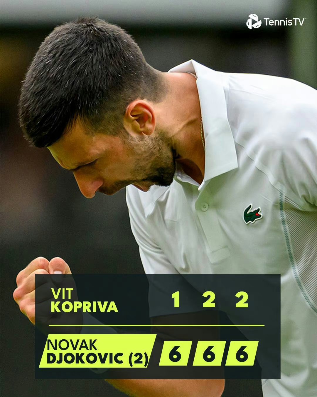 ATP总决赛力克温网，德约科维奇惊艳四座